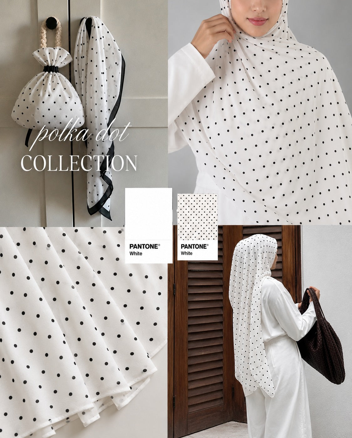Classic Polka Dot Hijab