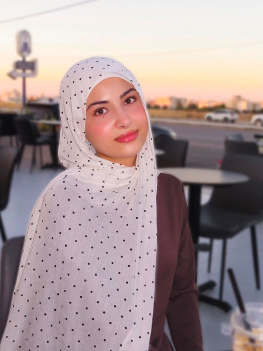 Classic Polka Dot Hijab