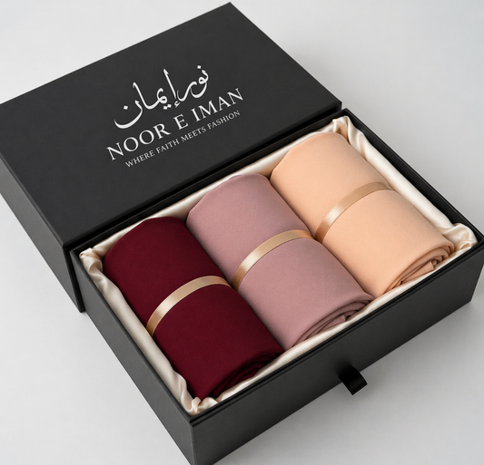 Instant Hijab with built in magnets- pack of 3