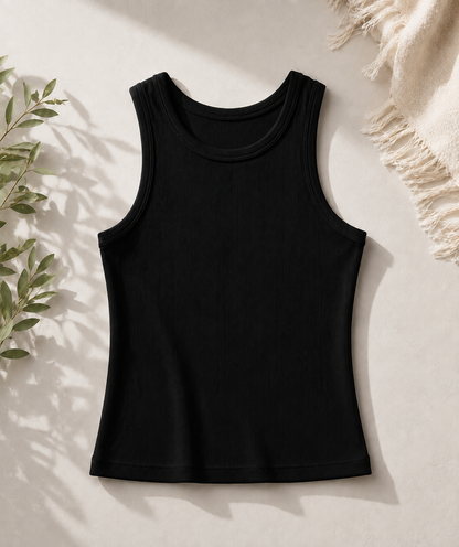 BLACK INNER TANK TOP