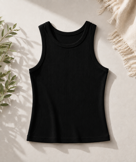 BLACK INNER TANK TOP