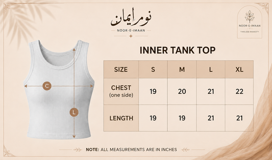WHITE INNER TANK TOP