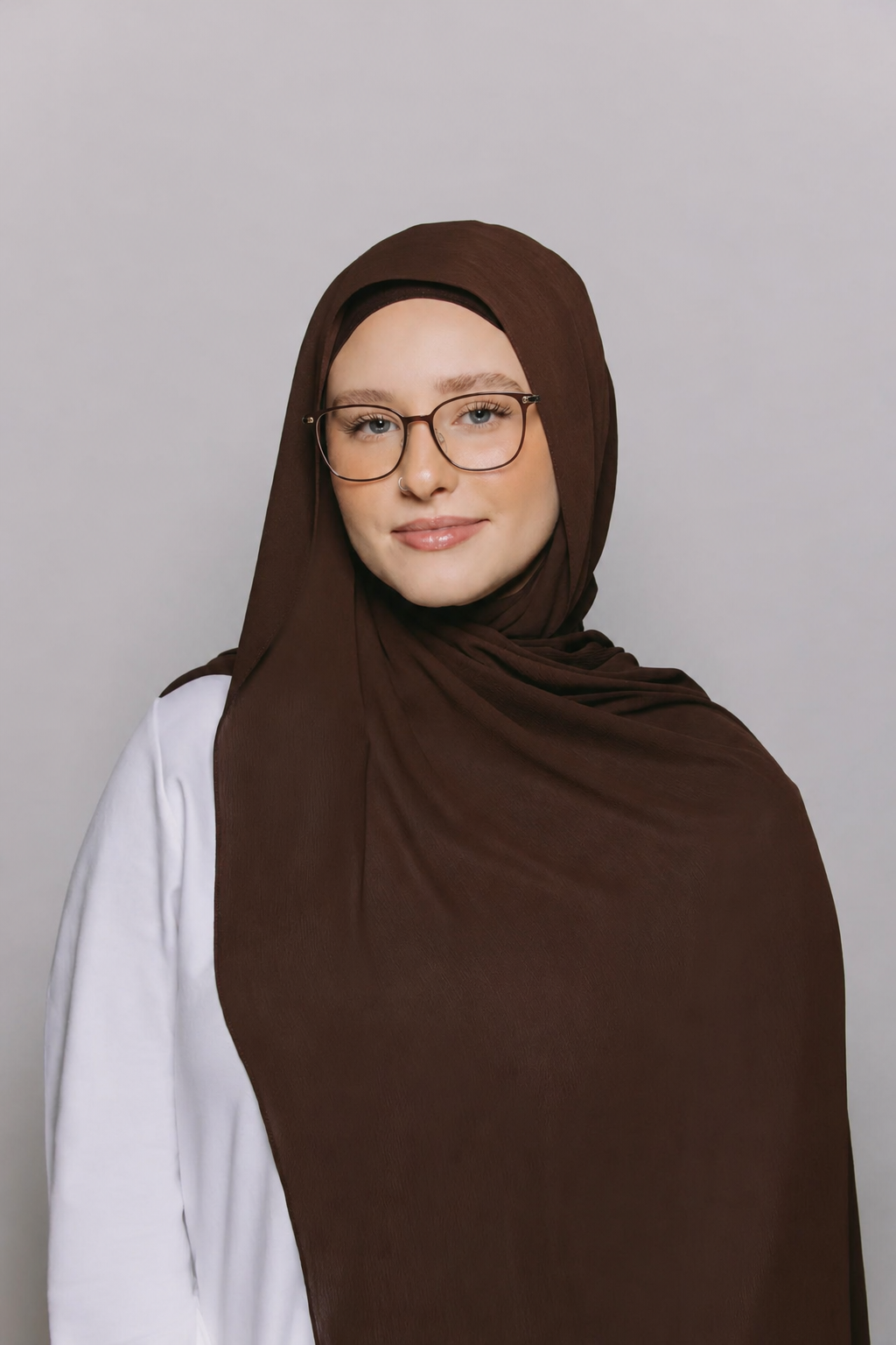 Chocolate Brown-Instant Chiffon Hijab