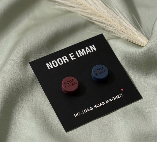 No-Snag Hijab Magnets-Maroon & Navyblue