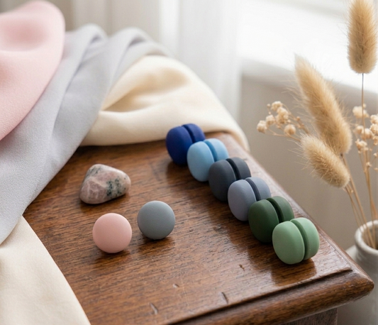 Round Matte Magnets Pack Of 2