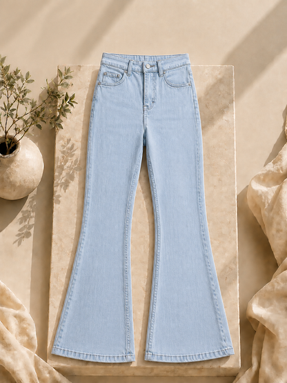 ICE BLUE BELL BOTTOM JEANS