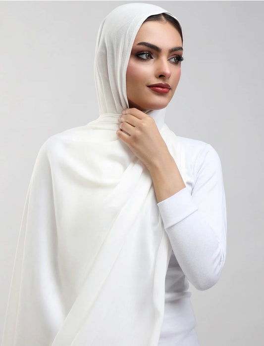 White Plain Hijab