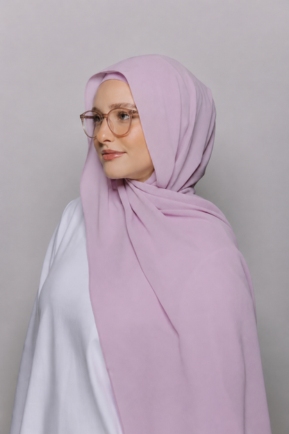 Dusty Lilac-Instant Chiffon Hijab