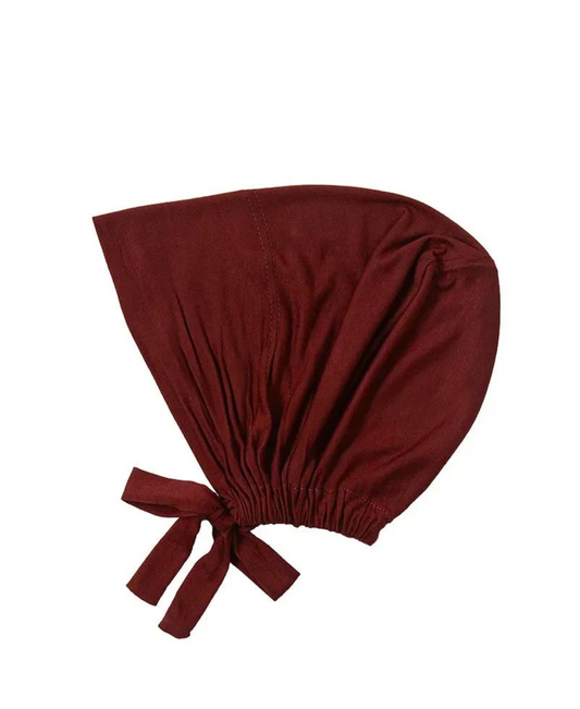 Adjustable Bamboo Undercap-Maroon