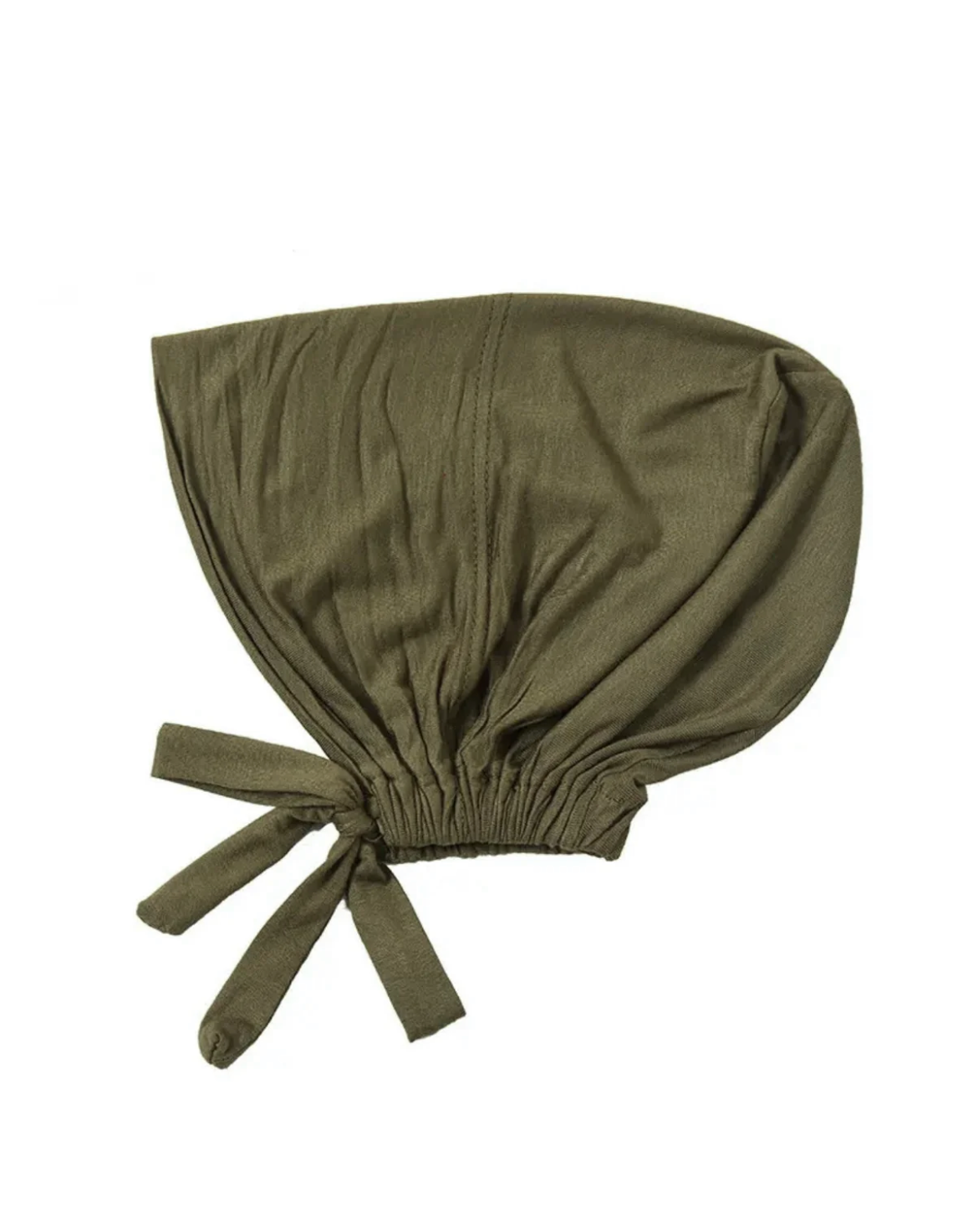Adjustable Bamboo Undercap- Olive Green