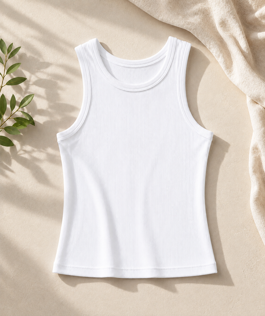 WHITE INNER TANK TOP