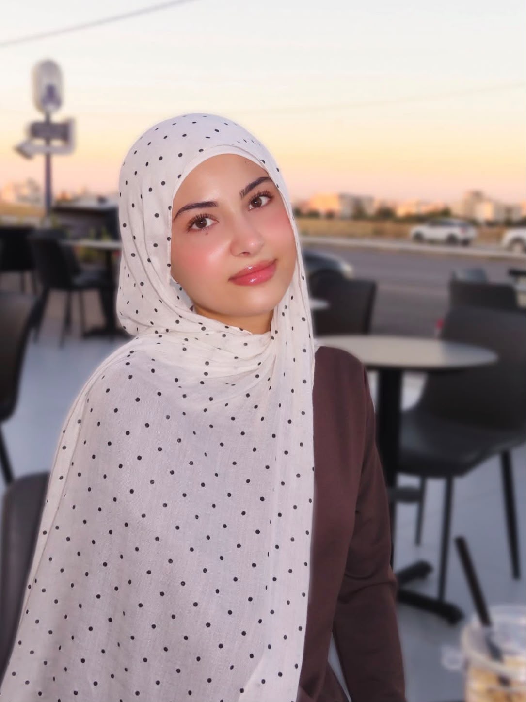 Classic Polka Dot Hijab