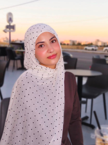 Classic Polka Dot Hijab